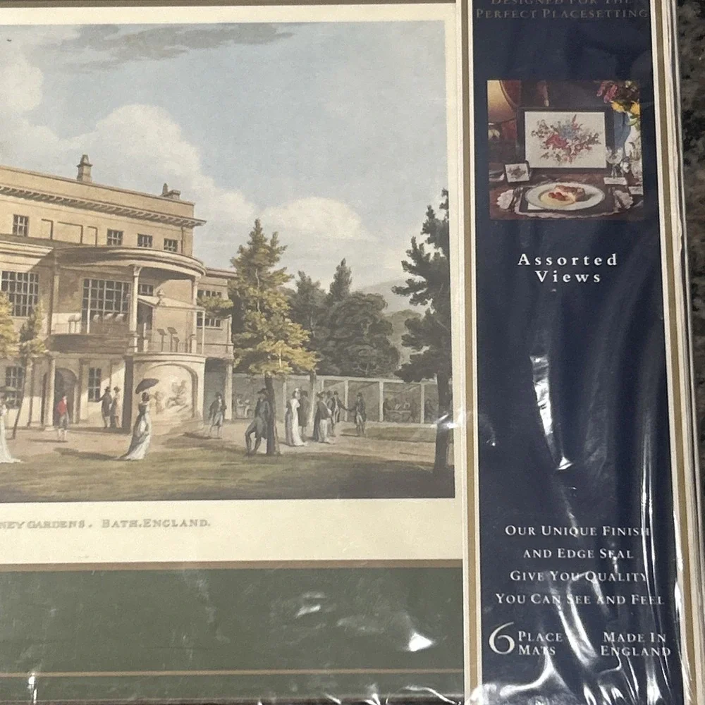 Vtg Pimpernel Assorted Views 6 Placements Mats Made In England New Sealed